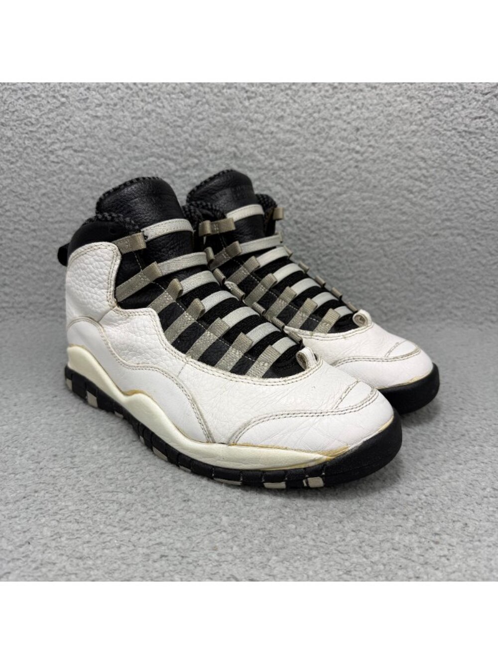 Air Jordan 10 OG Mens 8.5 Shoes White Black Steel Grey Original 1994 Vintage